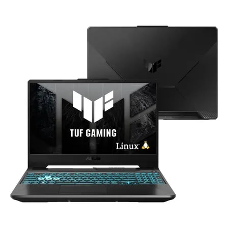 Imagem do Notebook Gamer Asus Tuf Gaming A15 Amd Ryzen 7 Rtx 3050 8gb Ram 512gb Ssd Linux Keepos Graphite Black Fa506ncg Hn216