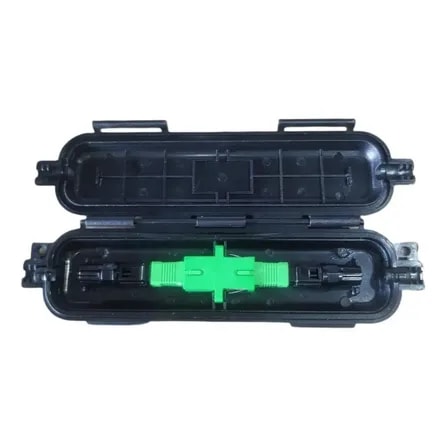 Imagem do Mini Caixa Emenda Optica P Drop 1emenda 2 Conectores