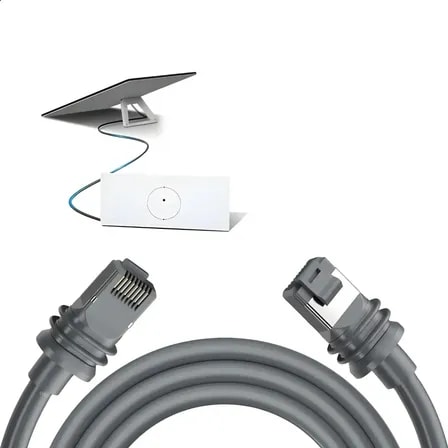 Imagem do Cabo Ethernet Cat 6 Conexao 15 Metros Para Starlink 3 Gen