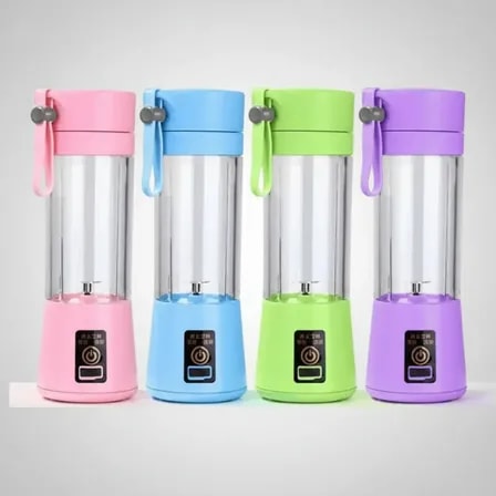 Imagem do Liquidificador Copo Mixer Portatil Recarregavel Usb 380ml Sortido 127 220v