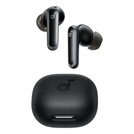 Imagem do Fone De Ouvido In Ear Soundcore By Anker P40i Cancelamento Ativo De Ruido Gamer Modos Bluetooth 5 3 Multiponto Cor Preto Driver 11mm Bass Potente 60h Bateria App Controle 6 Mic Ia Ipx5 Carga Sem Fio