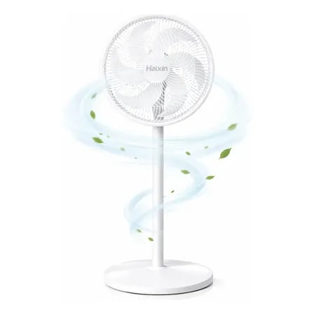 Imagem do Haixin 41cm Ventilador De Chao 6 Pas Com Vento Suave 41 Cm 60 Branco 220v Plastico 6