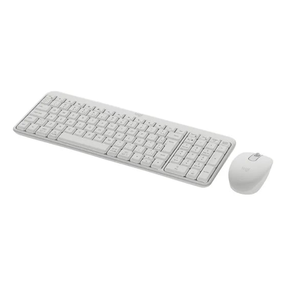 Imagem do Kit Teclado E Mouse Sem Fio Logitech Mk250 Branco