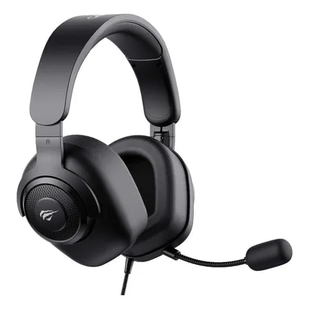 Imagem do Fone Headset Gamer Havit H2230d P2 P3 3 5mm Microfone Removivel Consoles Pc Preto