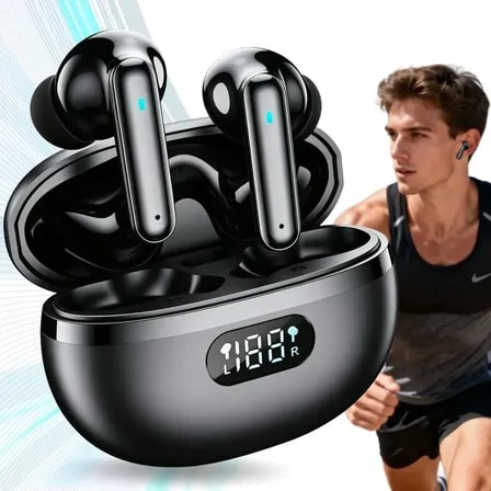 Imagem do Fone De Ouvido Bluetooth Jskj Tws A17 Pro Com Cancelamento De Ruido Enc E Display Led