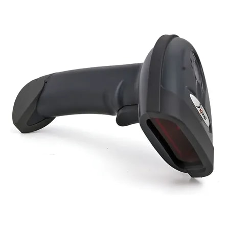 Imagem do Leitor De Codigo De Barras Sem Fio A Laser 1d Knup Cor Preto Tipo De Conector Do Cabo Usb 127 220v