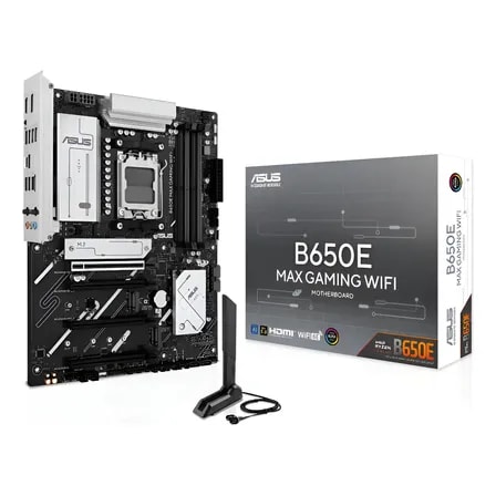 Imagem do Placa Mae Asus Max Gaming B650e Wifi Ddr5 Am5 Atx Black Preto