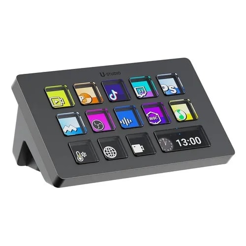 Imagem do Ulanzi D200 U Studio Macro Teclado Controlador De Stream 14 Cor De Teclado Preto Idioma Ingles Us