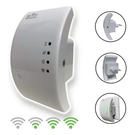 Imagem do Repetidor Wi Fi 2 4ghz 600mbps Extensor De Alcance De Internet Para Casa E Escritorio