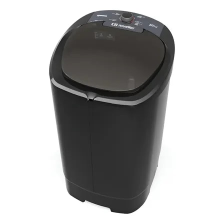 Imagem do Tanquinho De Lavar Roupa Mueller 20 Kg Semiautomatico Mlt20b Cor Preto 220v