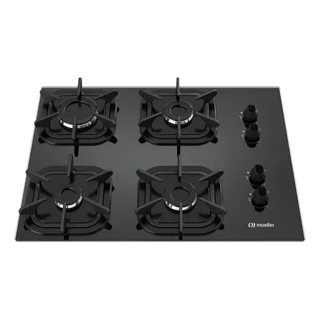 Imagem do Fogao Cooktop 4 Bocas G5 Com Queimador Ultra Chama Mueller Cor Preto 127 220v
