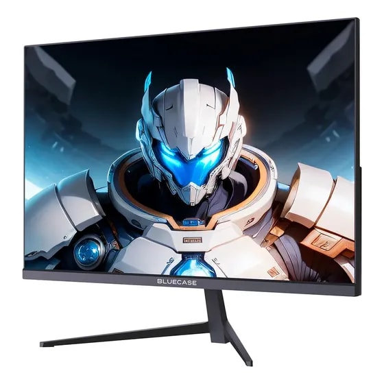 Imagem do Monitor Gamer 23 8 Curvo Trace Bluecase Full Hd 75hz Preto