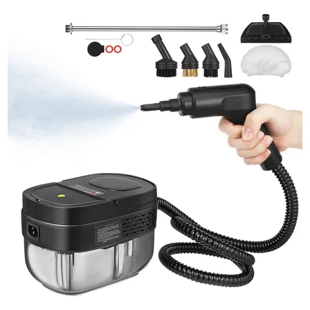 Imagem do Limpador A Vapor 1500w Portatil Alta Temperatura Para Casa Preto 127v