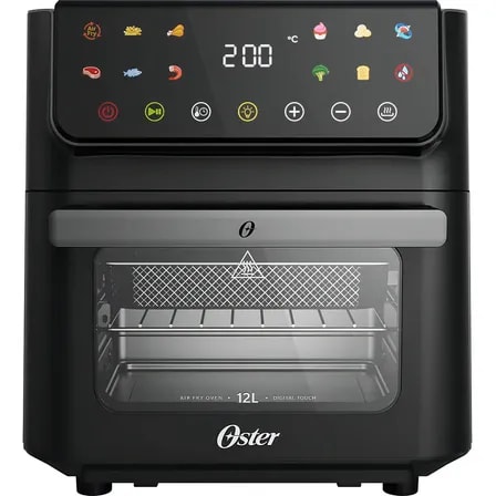Imagem do Fritadeira Oven Fryer 12 Litros Multi Touch3 Em 1 Ofrt790 Cor Preto Oster 220v