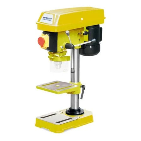 Imagem do Furadeira De Bancada Menegotti Mfb 16 Mandril 5 8 500w Amarelo 127v