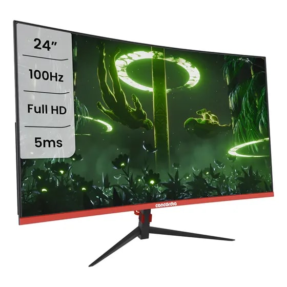 Imagem do Monitor Gamer Concordia Com Tela De 23 8 100hz E Resolucao Full Hd