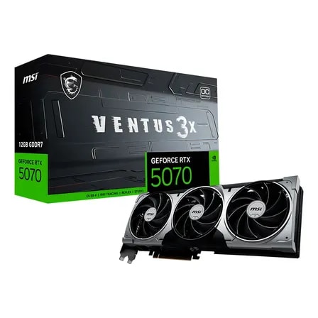 Imagem do Placa De Video Msi Geforce Rtx 5070 Ventus 3x Oc 12gb Gddr7