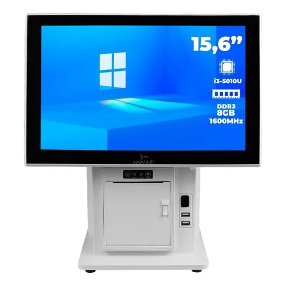 Imagem do Terminal De Vendas Touch All In One Tela 15 6 Ddr3 8gb