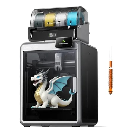 Imagem do Impressora 3d Creality K2 Combo Fdm Cinza Escuro 220v