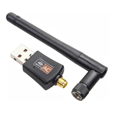 Imagem do Wifi Usb Dual Band Ac600 5ghz 2 4ghz Antena Externa