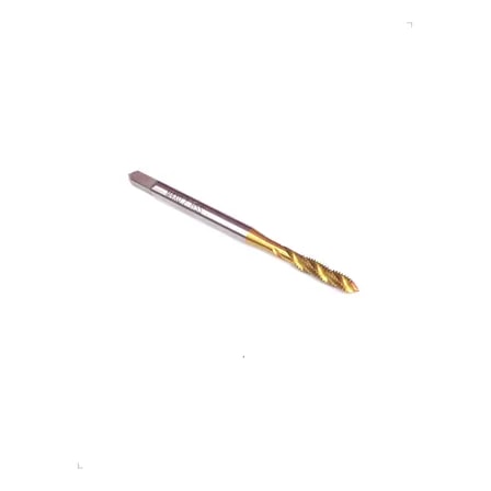 Imagem do Macho Maquina Rosca M4 0 X 0 7 Mm Canal Helicoidal Hss Tin