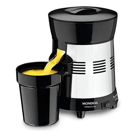 Imagem do Extrator De Sucos Mondial E 10 250w Bivolt O Melhor Suco Preto 127 220v