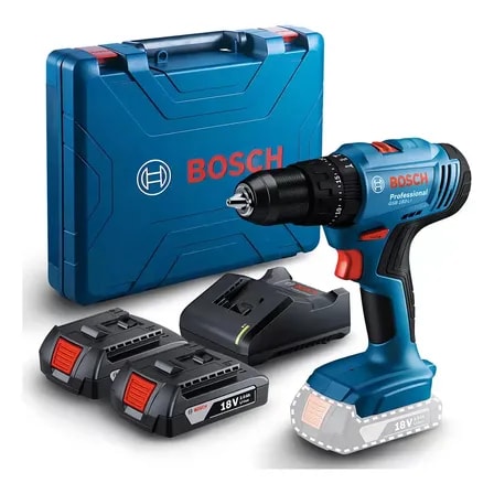 Imagem do Furadeira Parafusadeira Impacto Gsb 183 Li 2 Baterias Bosch Cor Azul Frequencia 50 60hz 127 220v