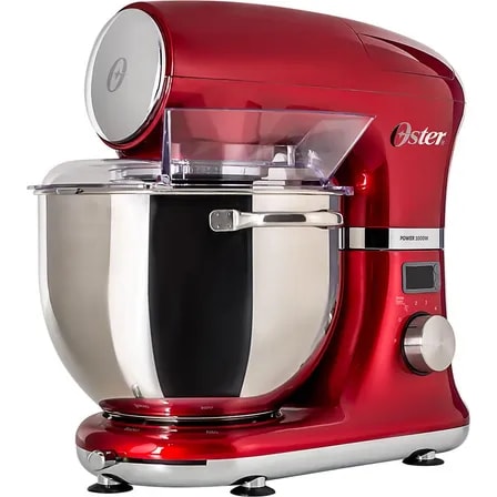 Imagem do Batedeira Planetaria Digital Oster Bowl Inox 5l Cor Vermelho 220v