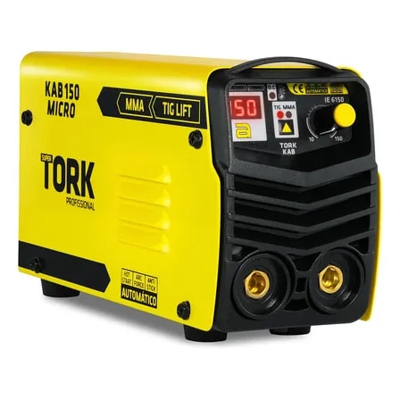 Imagem do Maquina De Solda Inversora Super Tork Profissional Kab 150 Micro Amarela E Preta 50hz 60hz Amarelo Preto 220v