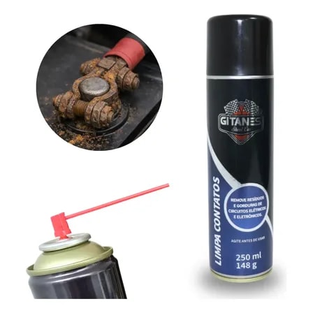 Imagem do Spray Limpa Contato Eletrico Remove Residuos E Gordura 250ml