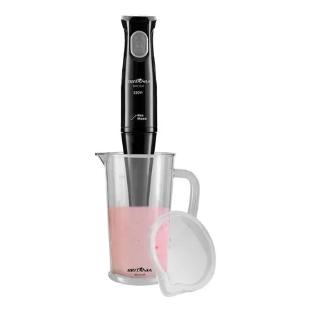Imagem do Mixer Bmx350p Preto Com Laminas Pro Maxx 350w Britania