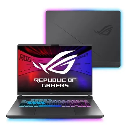 Imagem do Notebook Gamer Rog Strix G16 G615jpr Nvidia Rtx 5070 Intel Core I9 14900hx 32gb Ram 1tb Ssd Windows 11 Home Tela 16 240hz Led Cinza S5001w