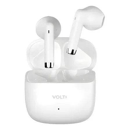 Imagem do Fone Bluetooth Volt Tws Sound Air 5 4 Graves Ipx4 Usb C Branco