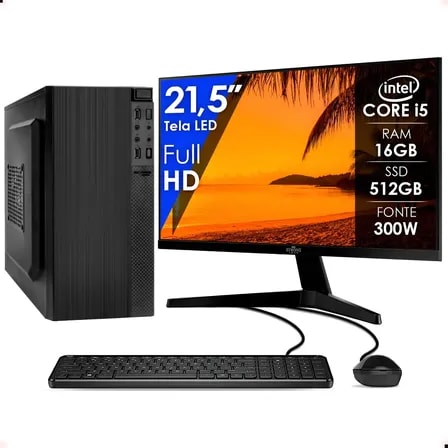 Imagem do Computador Completo Intel I5 16gb Ssd 512gb 21 5 Strong Tech 16 Gb