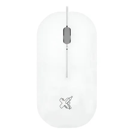 Imagem do Mouse Surface Branco Com Fio 1200 Dpi Usb 2 0 60000135 Cinza