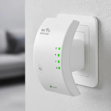 Imagem do Repetidor De Sinal Wifi Roteador Wireless Amplificador Potente Sem Fio Turbo Cor Branco 1800mbps Longo Alcance Internet Porta Ethernet Davely