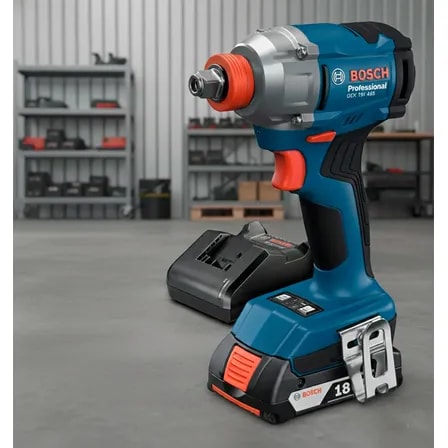 Imagem do Chave De Impacto Bosch Gdx 18v 2851b Brushless C Bateria Azul 127 220v 60hz