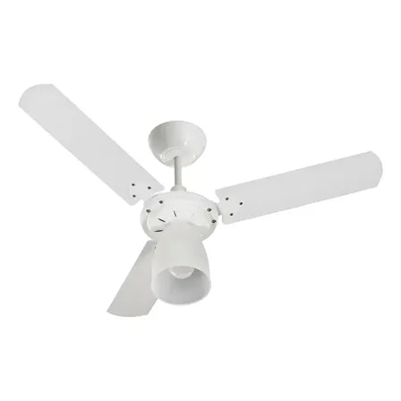 Imagem do Ventilador Teto Branco Tron Marbella 3 Pas Mdf 96 Cm 127v