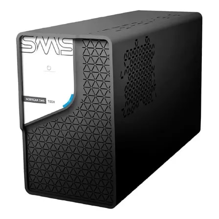 Imagem do Nobreak Sms Tech 1800va Bivolt 115v Senoidal 8 Tomadas Preto Preto