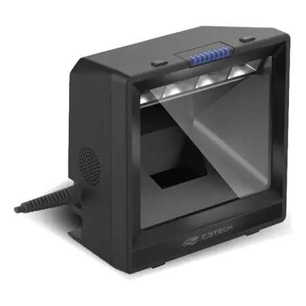 Imagem do Leitor De Codigo De Barras C3tech Usb 1d 2d Lb D2000bk Preto 300 Leituras S 127 220v