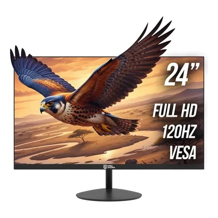 Imagem do Monitor Gamer Safe Gamer Prowork 23 8 Full Hd 120hz Hdmi Vga Preto 127 220v