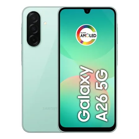 Imagem do Celular Samsung Galaxy A26 5g 256gb 8gb Ram Camera De 50mp Ip67 Tela Super Amoled 6 7 Nfc Verde