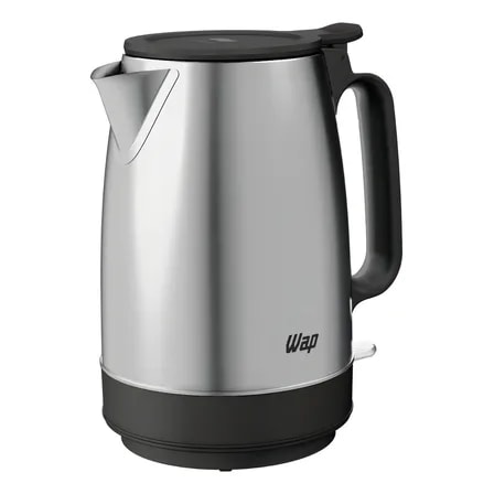 Imagem do Chaleira Eletrica Wap Wce2 Aco Inox 1 7l 1850w Preto 220v