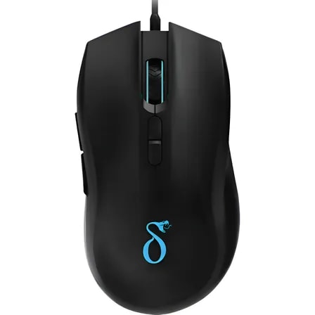 Imagem do Mouse Gamer 7d Led Rgb 4800 Dpi Ajustavel 7 Botoes C Fio Preto
