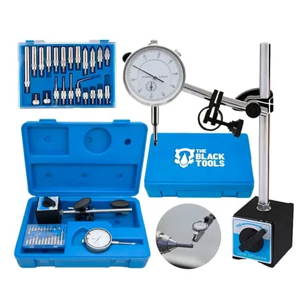Imagem do Kit Profissional Base Magnetica Relogio Comparador 0 10mm