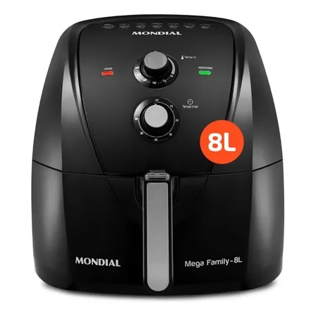 Imagem do Fritadeira Sem Oleo Air Fryer 8l Mondial 1900w Afn 80 Fb Preto 220v