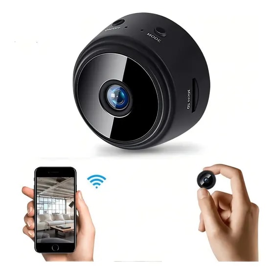 Imagem do Camera Espia Wi Fi A9 Hd 1080p Com Microfone E Deteccao De Movimento