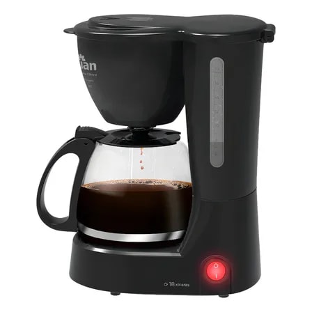 Imagem do Cafeteira Eletrica Cf 102 Kian 18 Xicaras 650w Preto 127v