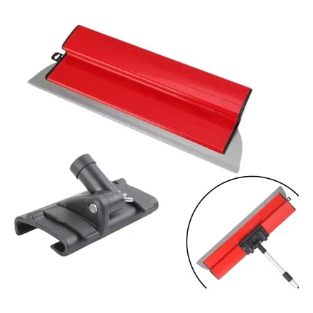 Imagem do Desempenadeira Lisa Aco Inox Massa 60cm Suporte Para Cabo