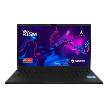 Imagem do Notebook Positivo Vision R15m Ryzen 7 Linux 32gb 512gb Preto